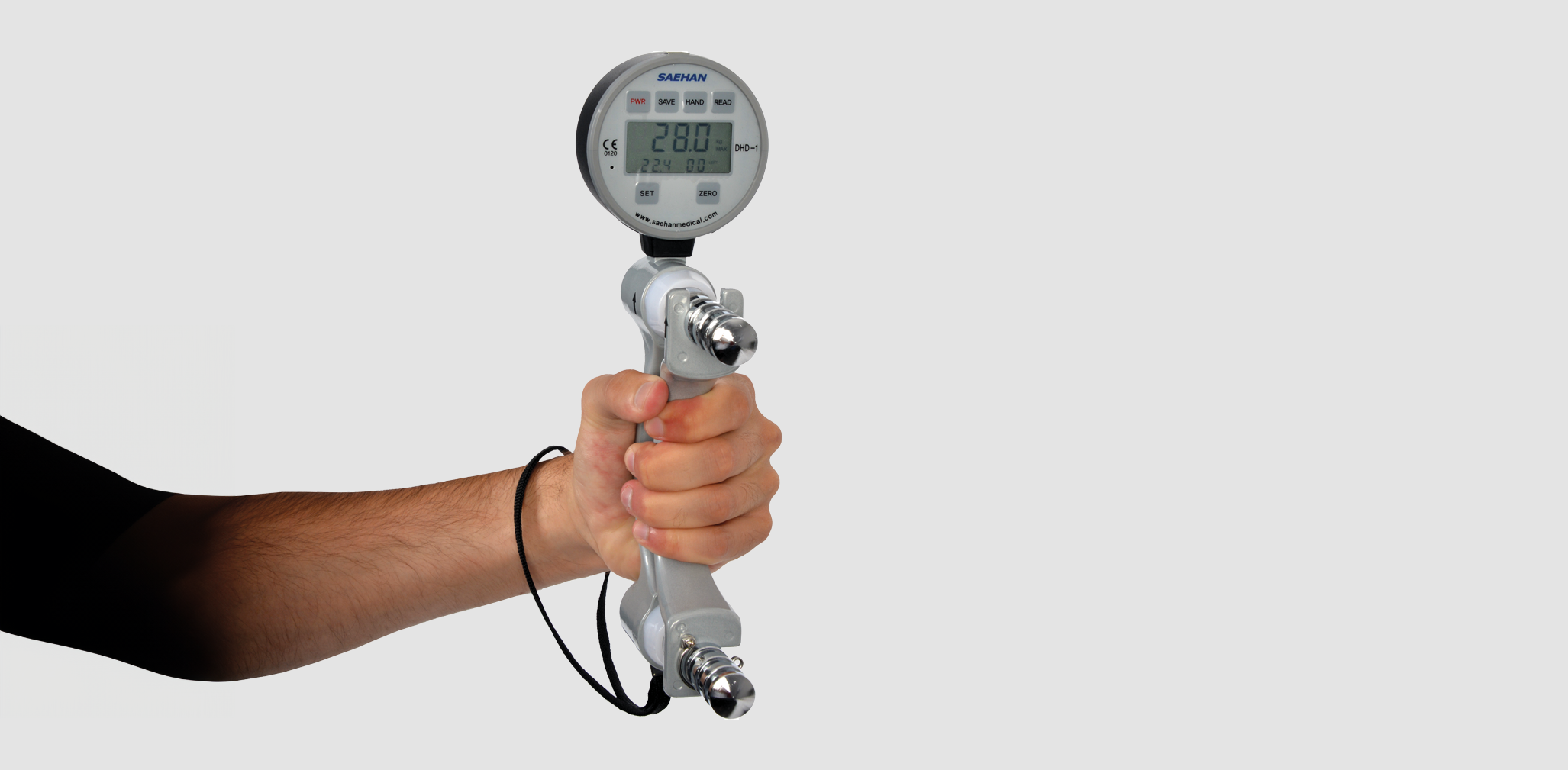 Saehan | Digital hand dynamometer with data transfer software - DHD-1