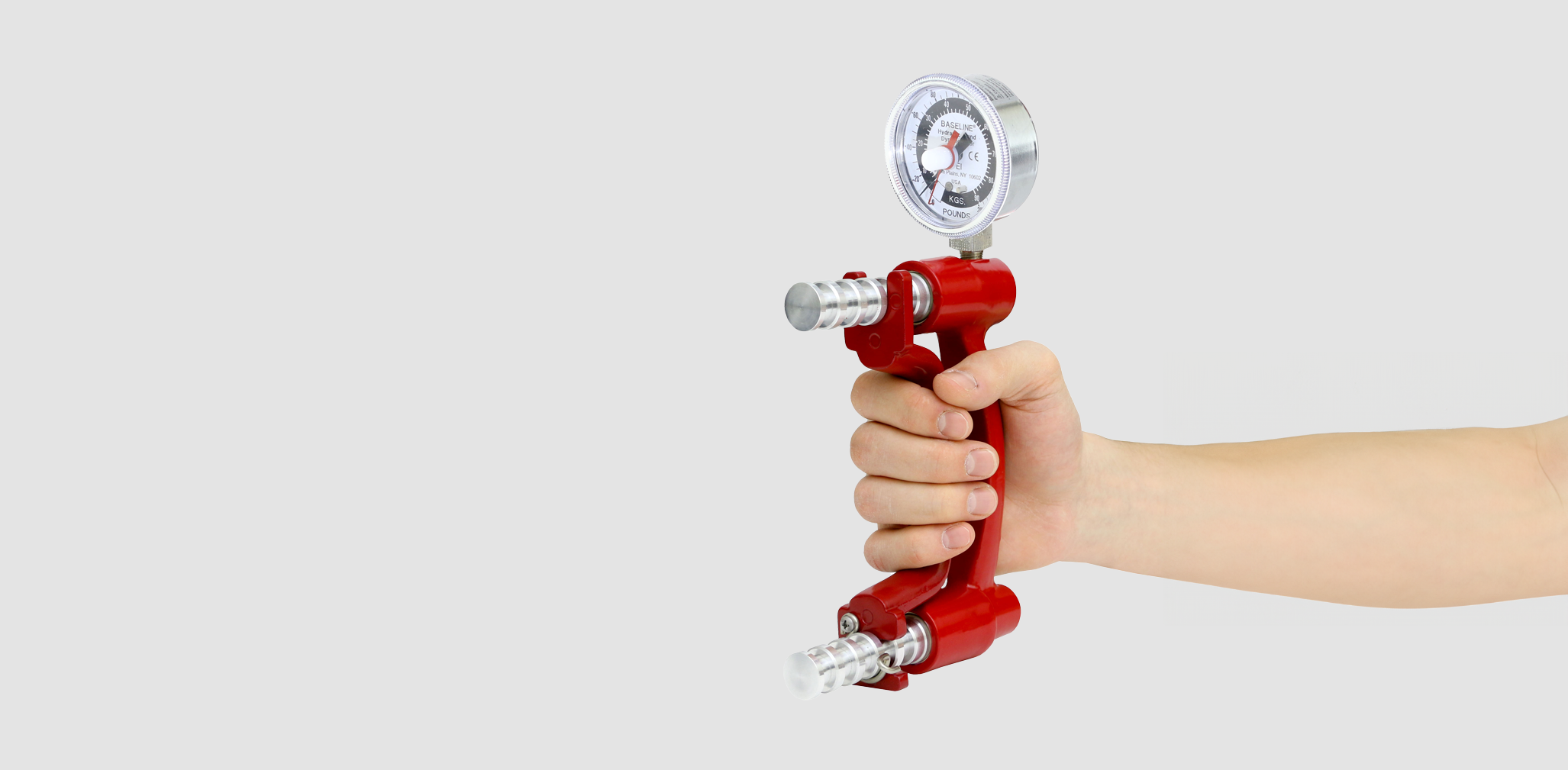 Baseline | 5-position hydraulic hand grip dynamometer